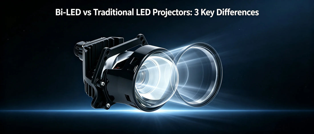 Bi-LED vs Traditional LED Projectors: 3 Key Differences