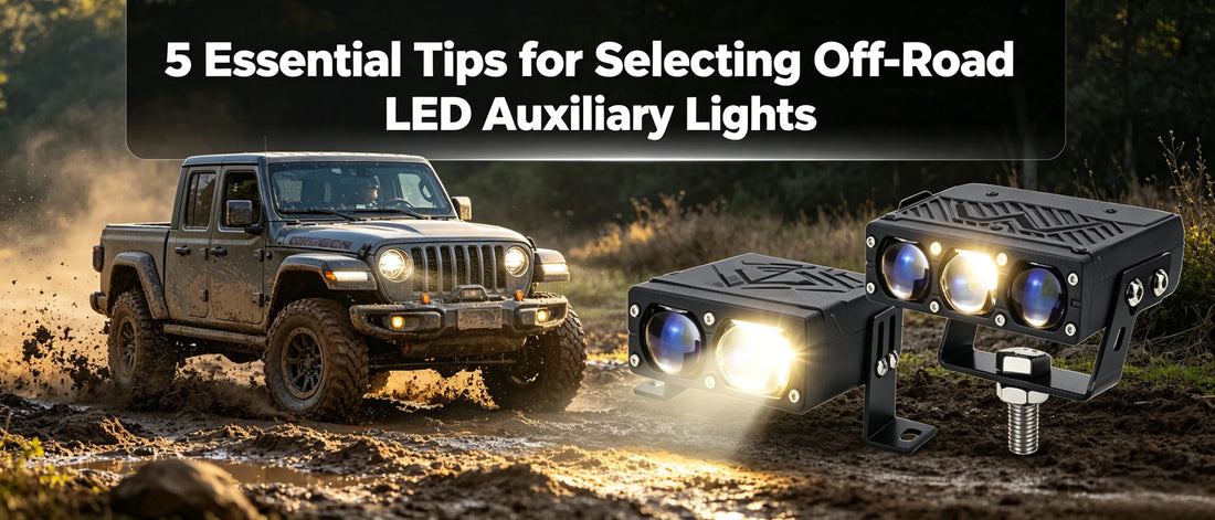 5 Essential Tips for Selecting Off-Road LED Auxiliary Lights