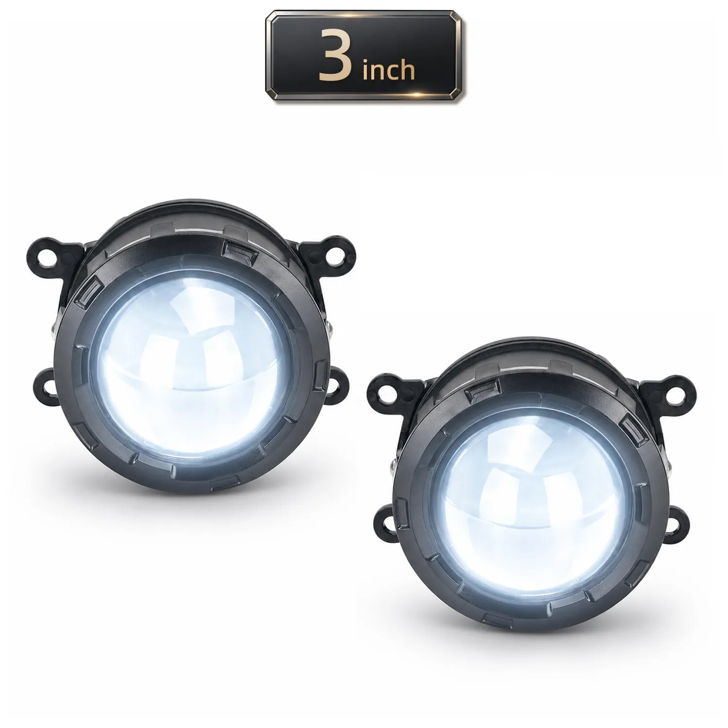 Clear Lens 3 Inch LED Fog Light Lens J04