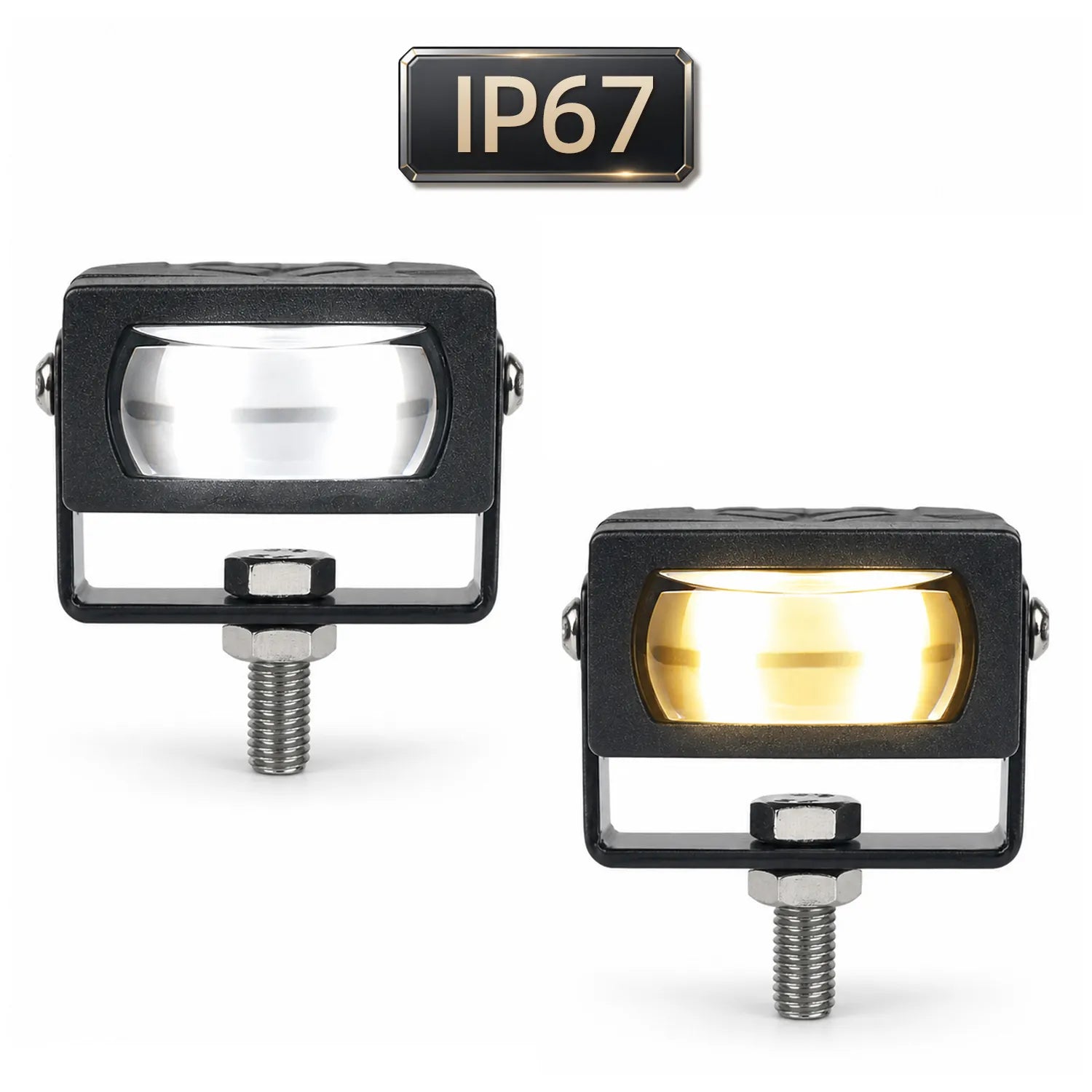 Slim Rectangular 2-Lens LED Driving Light S69