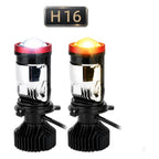 Red Mini Bi LED Projector Headlight H16