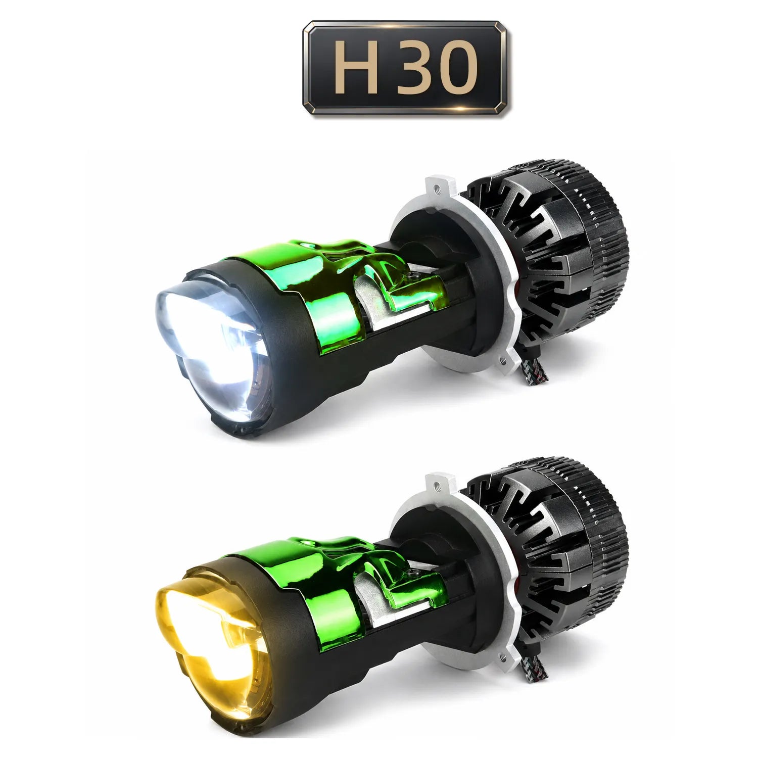 Green Laser Mini Lens Projector Headlight H30