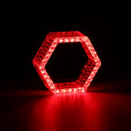 1.5Inch Hexagon RGB LED Halo DRL Shroud R23