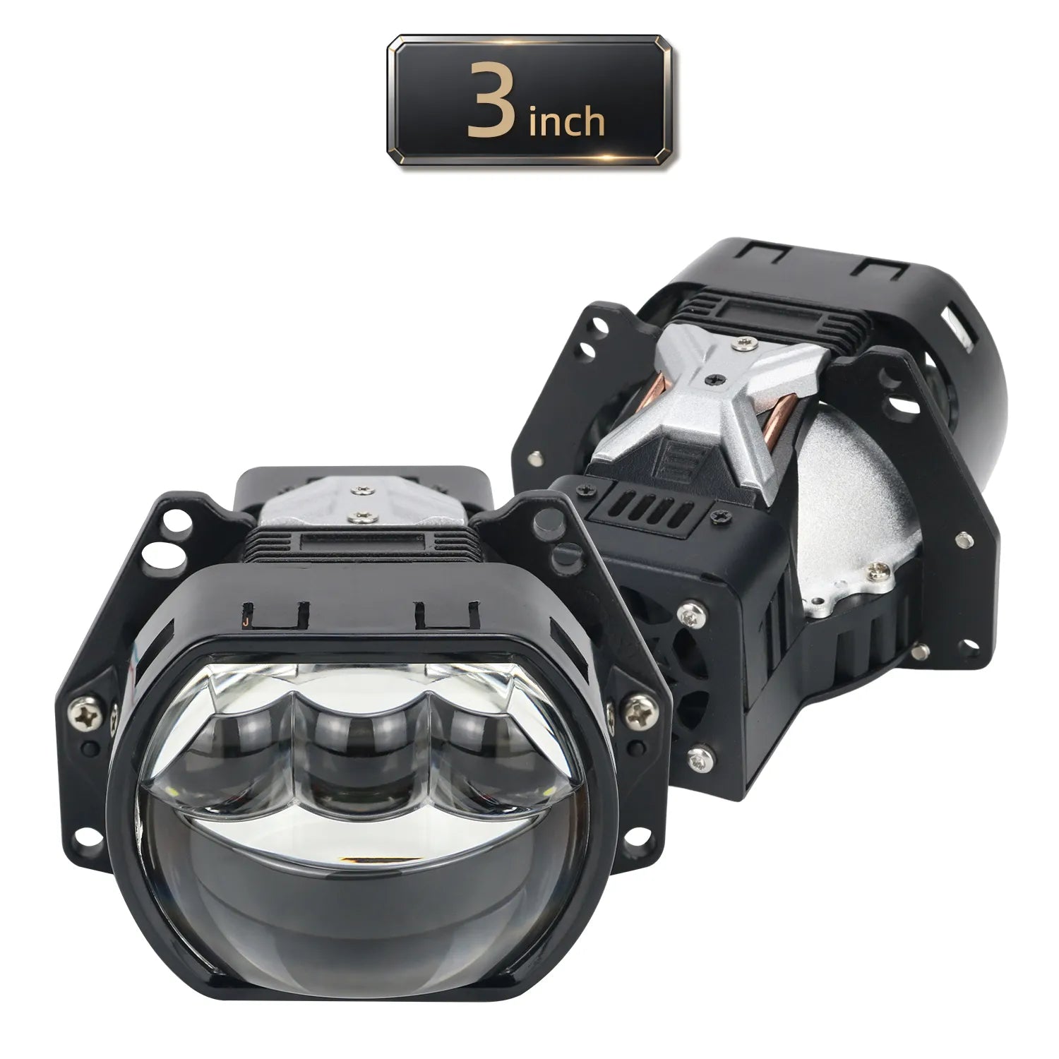 3 Inch Dual Color Triple Laser Headlight J103