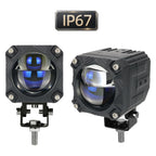 Square LED Motorcycle Spotlight P83