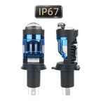 Blue Mini Bi LED Projector Headlight H22
