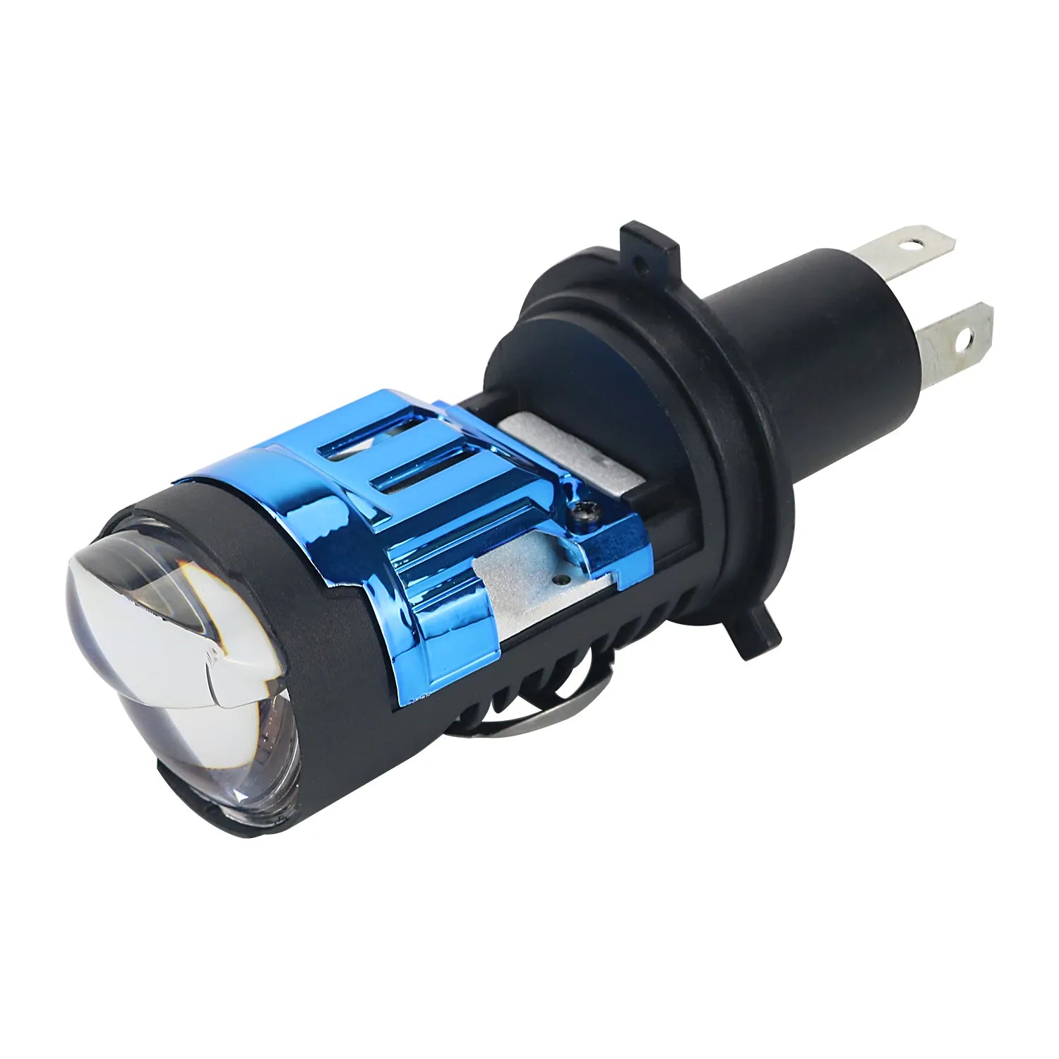 Blue Mini Bi LED Projector Headlight H22