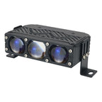 Triple-Lens Black LED Driving Light S103
