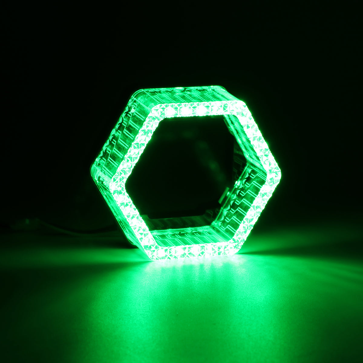 1.5Inch Hexagon RGB LED Halo DRL Shroud R23