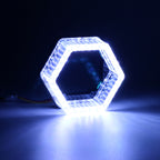 1.5Inch Hexagon RGB LED Halo DRL Shroud R23