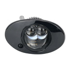 2 Inch Black Oval Dual Lens LED Fog Light J37-Laser
