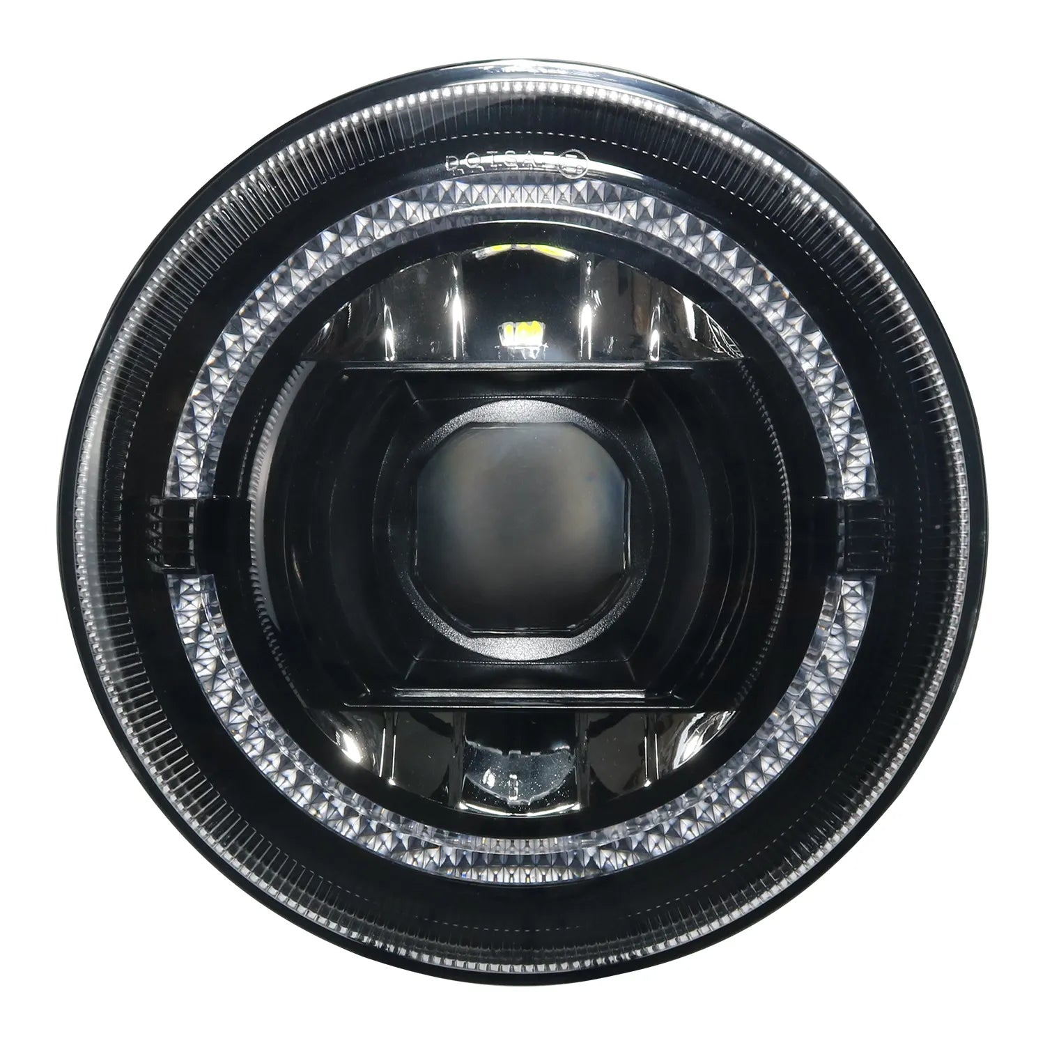 7 Inch Jeep Dual-color LED Round Headlight C256