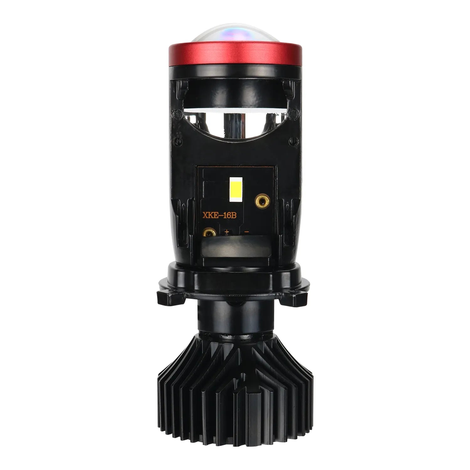 Red Mini Bi LED Projector Headlight H16