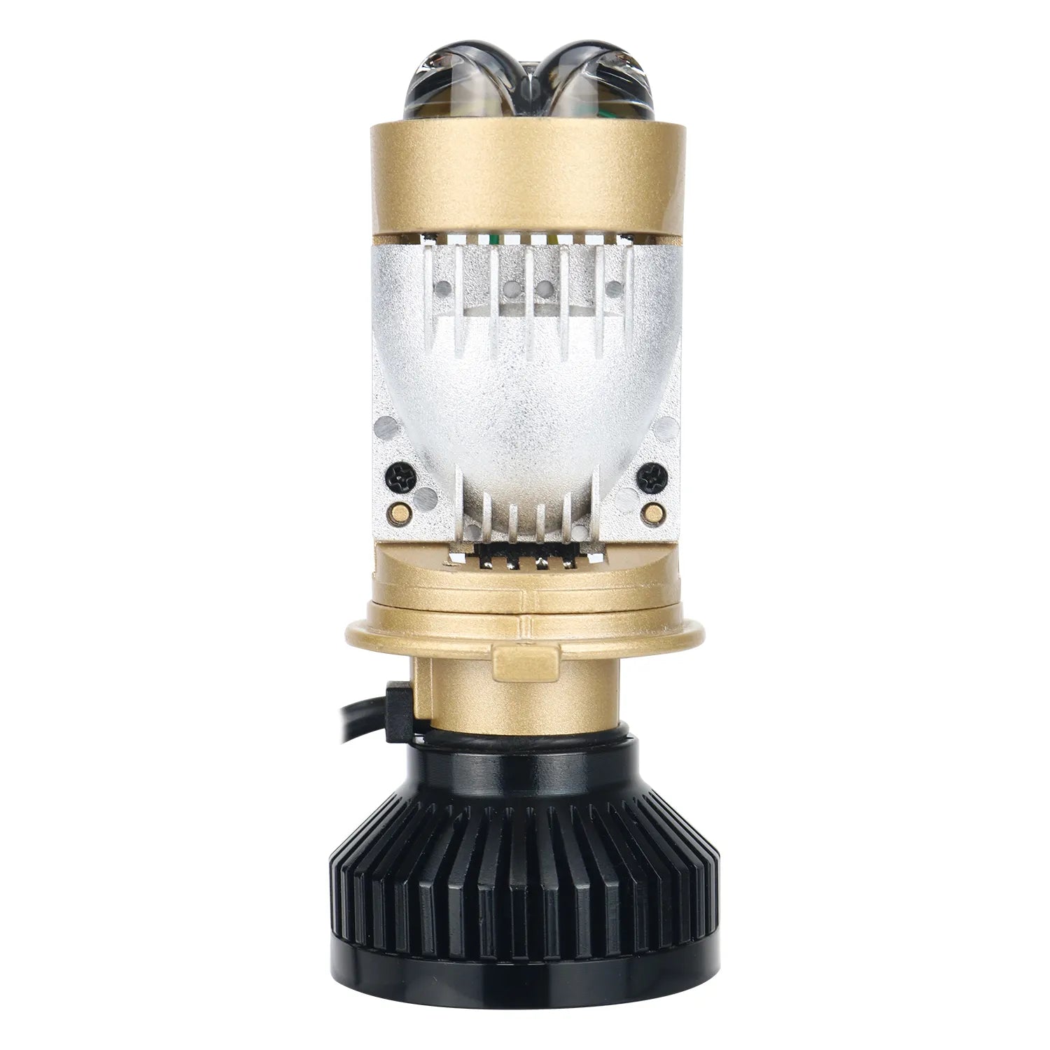Gold Bi LED Mini Lens Projector Headlight H13