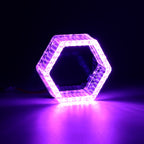 1.5Inch Hexagon RGB LED Halo DRL Shroud R23