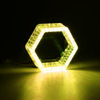 1.5Inch Hexagon RGB LED Halo DRL Shroud R23