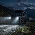 7 Inch Jeep Dual-color LED Round Headlight C256