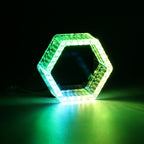 1.5Inch Hexagon RGB LED Halo DRL Shroud R23